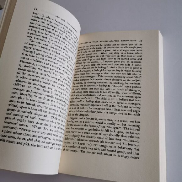 1963 Sex and Temperament by Margaret Mead Paperback Anthropology Study Ethnology - Picture 8 of 9